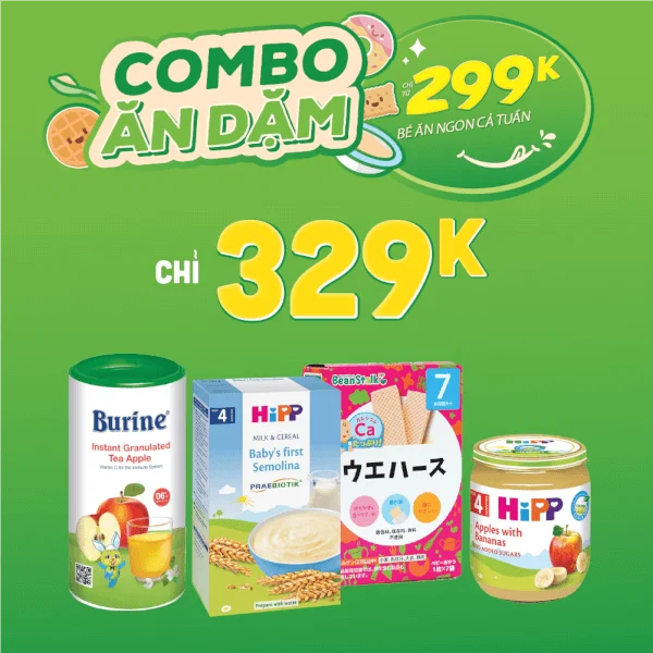Combo Ăn dặm 6-7 tháng tuổi (1)