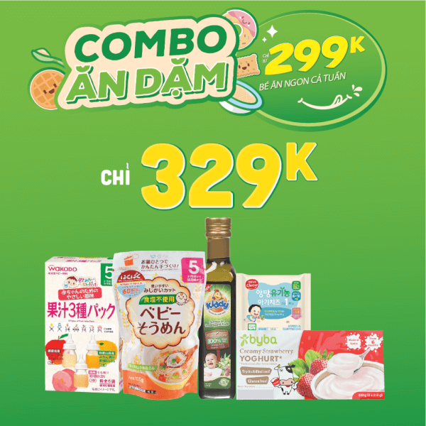 Combo Ăn dặm 6-7 tháng tuổi (2)