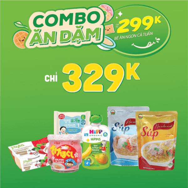 Combo Ăn dặm 8 - 9 tháng tuổi (1)
