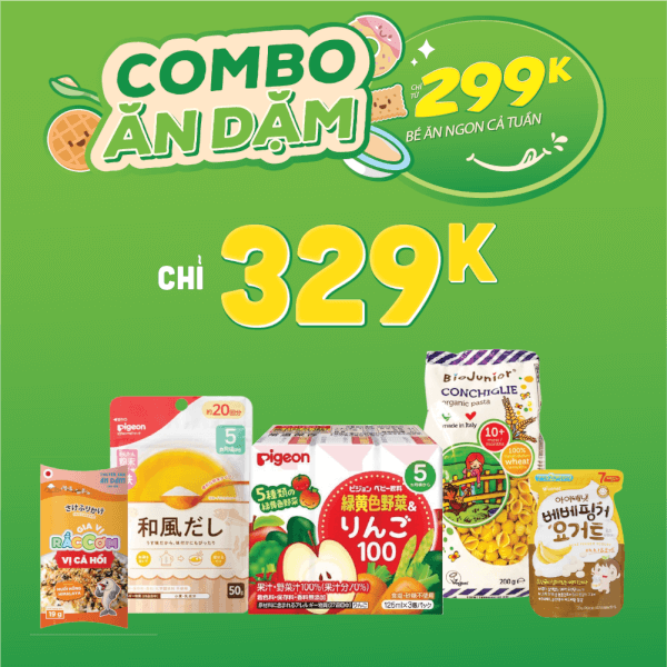 Combo Ăn dặm 8 - 9 tháng tuổi (2)