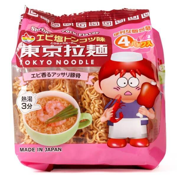 Combo 1 Mỳ ăn liền cho bé Tokyo Noodle Vị Tôm & Thịt Heo và 1 Xúc xích Câ hồi