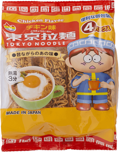 Combo 1 Mỳ ăn liền cho bé Tokyo Noodle Vị Gà và 1 Xúc xích Cá hồi