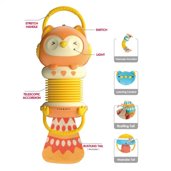 Nhạc cụ phong cầm hình cú dễ thương YN477680