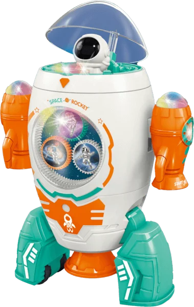 Đồ chơi tên lửa không gian vui nhộn biết nhảy có nhạc và đèn YN488938