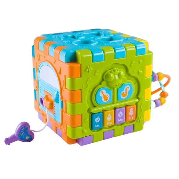 Hộp âm nhạc đa năng 6 miếng ghép kèm thả khối YN427038