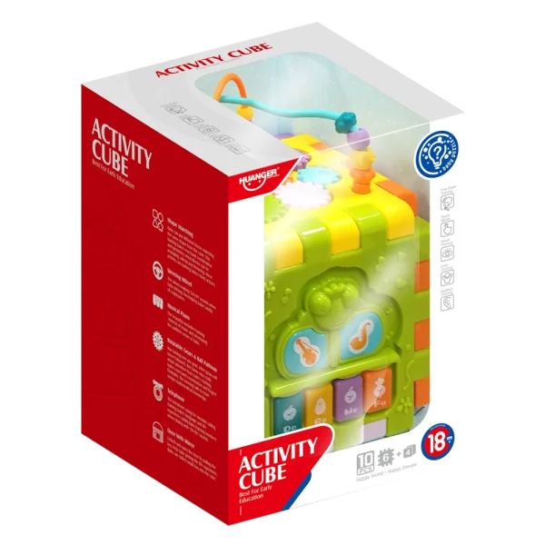 Hộp âm nhạc đa năng 6 miếng ghép kèm thả khối YN427038