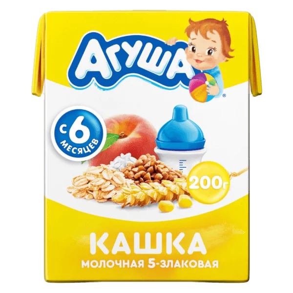 Sữa Ngày Ngũ Cốc Vị Đào Agusha 200ml