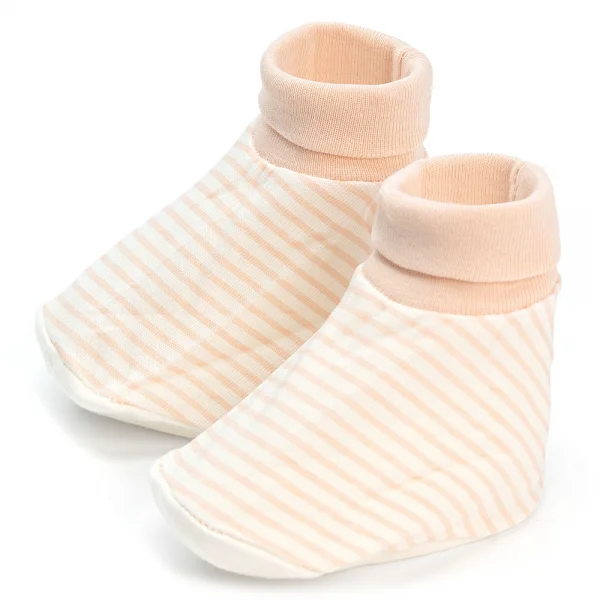 Bộ bao tay chân sơ sinh bo Animo BA1022041 (NB,Cam sọc)