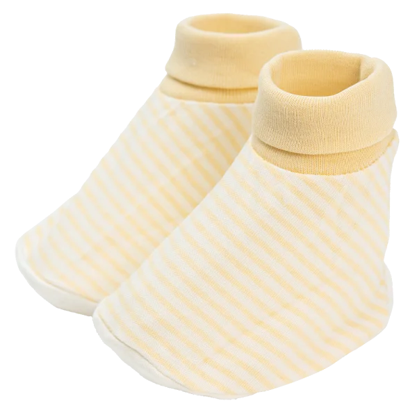 Bộ bao tay chân sơ sinh bo Animo BA1022039 (NB,Vàng sọc)