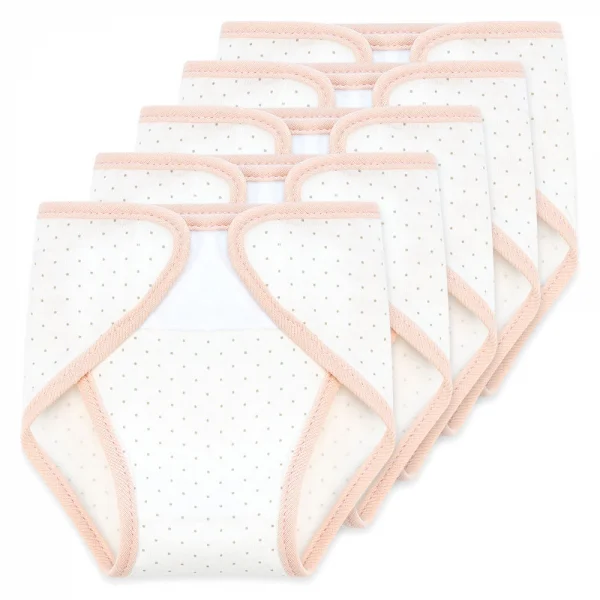 Set 5 tã vải sơ sinh Animo BA1022080 (NB,Cam họa tiết)