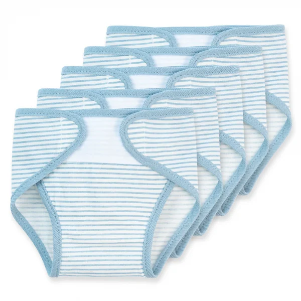 Set 5 tã vải sơ sinh Animo BA1022077 (NB,Xanh sọc)