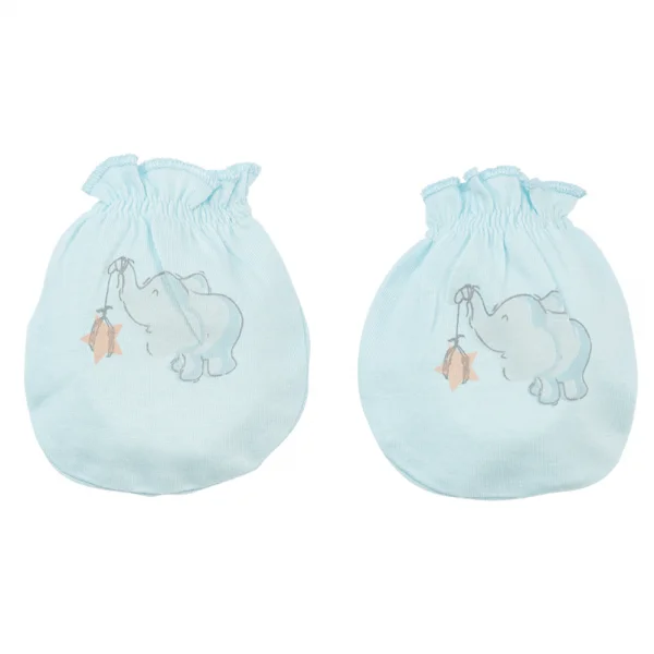 Bộ bao tay chân sơ sinh thun Animo HN522049 (NB,Xanh ngọc)