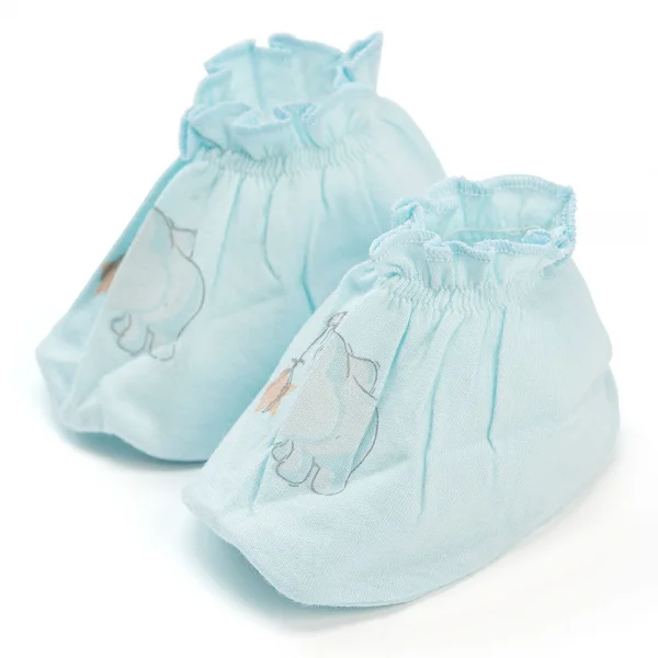 Bộ bao tay chân sơ sinh thun Animo HN522049 (NB,Xanh ngọc)