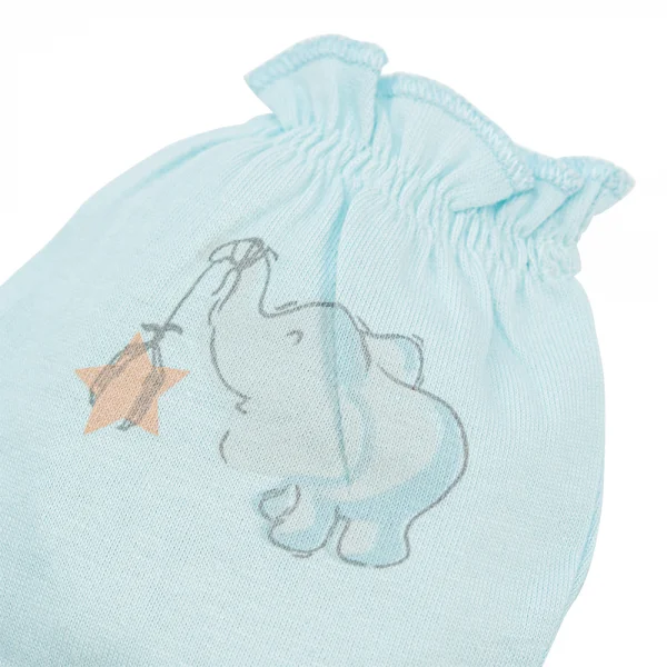 Bộ bao tay chân sơ sinh thun Animo HN522049 (NB,Xanh ngọc)