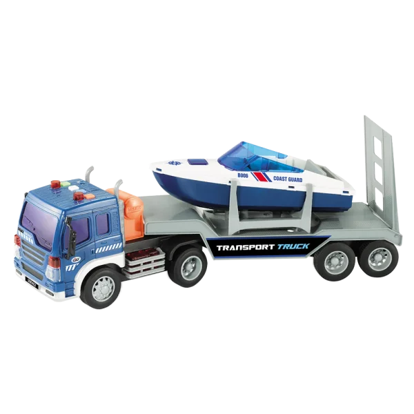 Xe cứu hộ chở con thuyền có âm thanh và đèn RFD425848 (Xanh)