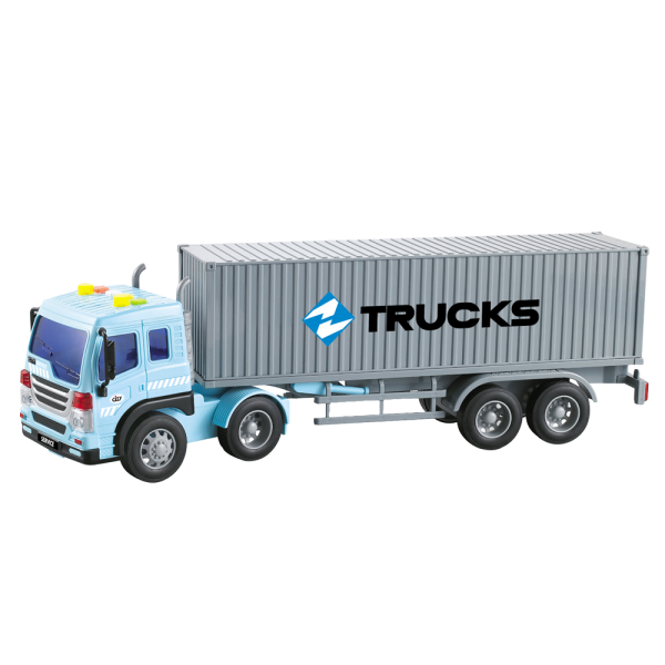 Xe container cao cấp có âm thanh và đèn RFD238286 (Xanh)