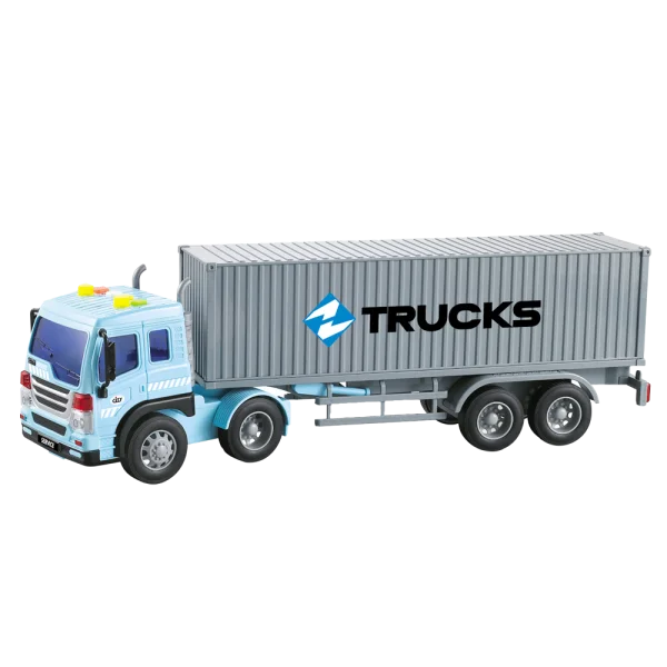 Xe container cao cấp có âm thanh và đèn RFD238286 (Xanh)