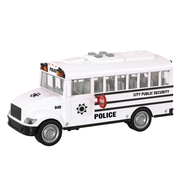 Xe bus mô hình có đèn và âm thanh RFD341561 (Trắng)
