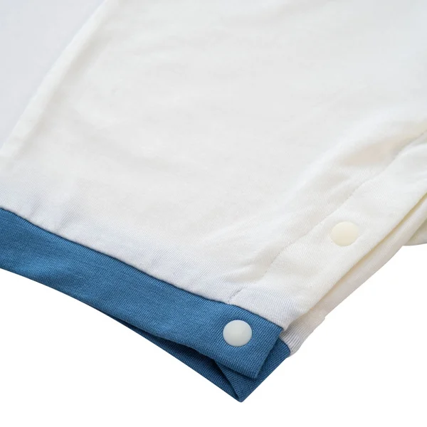 Bodysuit tính năng đùi, vải modal BST Thiên Nga Animo BMC822084 (0-12M,Xanh)