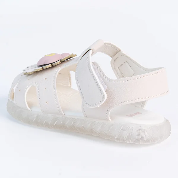 Giày bé gái phát sáng Animo A2207_JK047 (19-25,Kem)