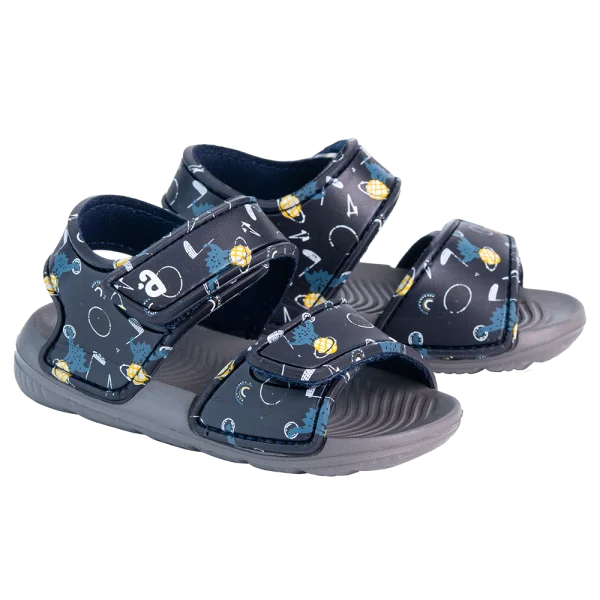 Sandal bé trai Animo A2207_JK049 (19-25,Xanh đen)