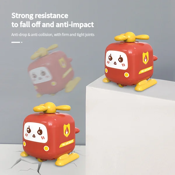 Xe hoạt hình trực thăng chạy trớn có âm thanh sinh động LH16877623 (Màu ngẫu nhiên)