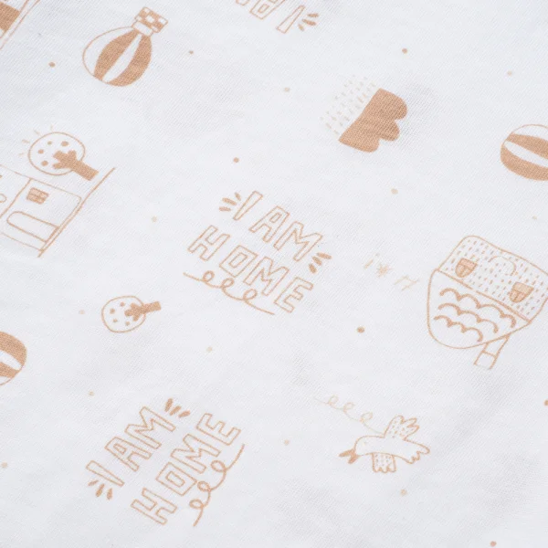 Cặp áo sơ sinh cài chéo tay ngắn Animo KV123001 (NB-12M,Kem)