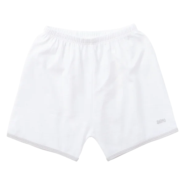 Cặp quần sơ sinh ngắn Animo KV123022 (NB-12M,Xám họa tiết_Trắng)