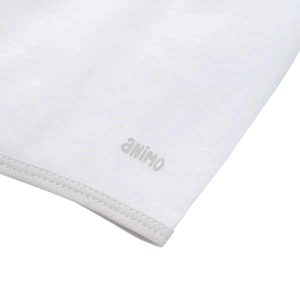 Cặp quần sơ sinh ngắn Animo KV123022 (NB-12M,Xám họa tiết_Trắng)