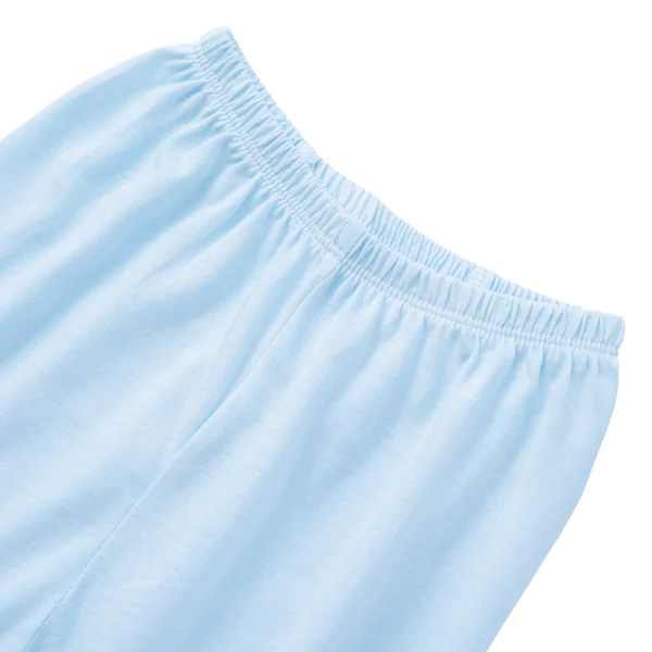 Cặp quần sơ sinh dài Animo KV123014 (NB,Trắng họa tiết_Xanh)