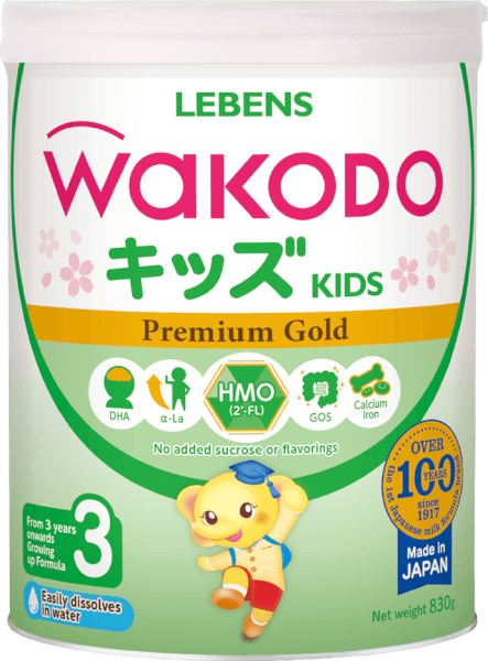 Sữa Wakodo KIDS 3 830g (từ 3 tuổi trở lên)