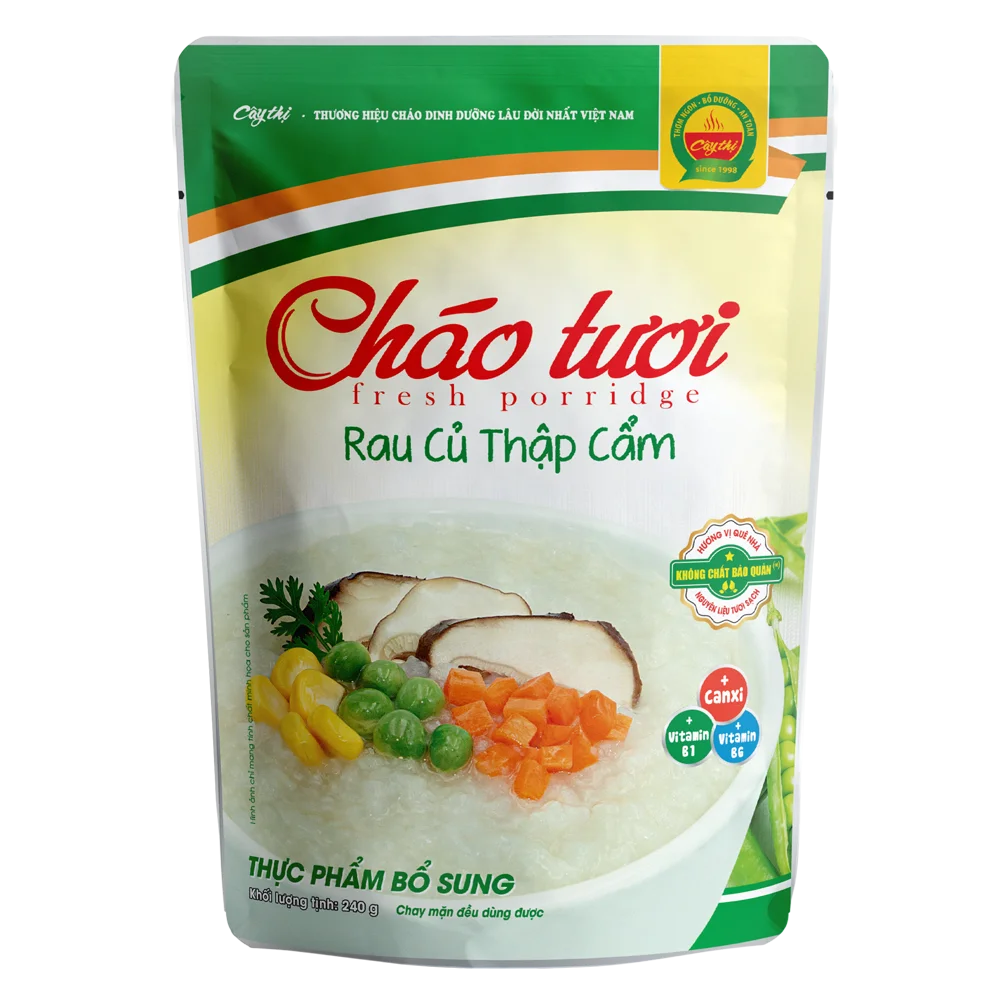Cháo tươi rau củ thập cẩm (Giao bao bì ngẫu nhiên)