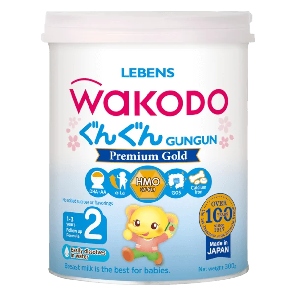 Sữa Wakodo GUNGUN 2 300g (1-3 tuổi)
