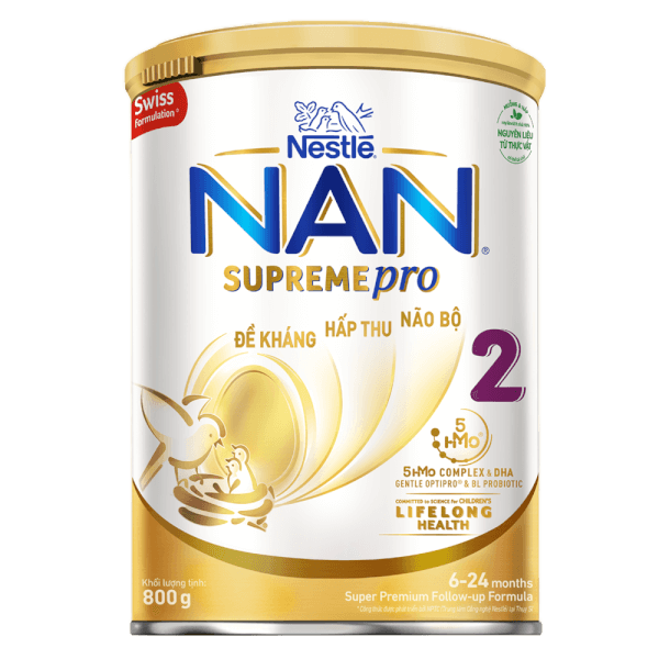 Sữa NAN SUPREME PRO số 2 800g (6-24 tháng)