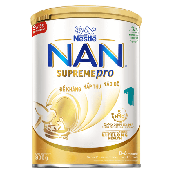 Sữa NAN SUPREME PRO số 1 800g (0-6 tháng)