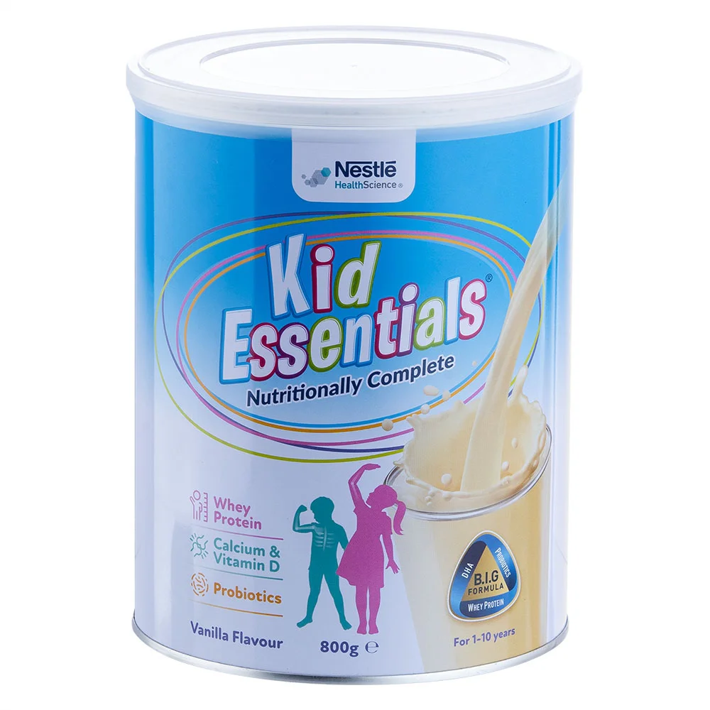 Thực phẩm dinh dưỡng y học Nestle Kid Essentials Nutritionally Complete 800g (1-10 tuổi)