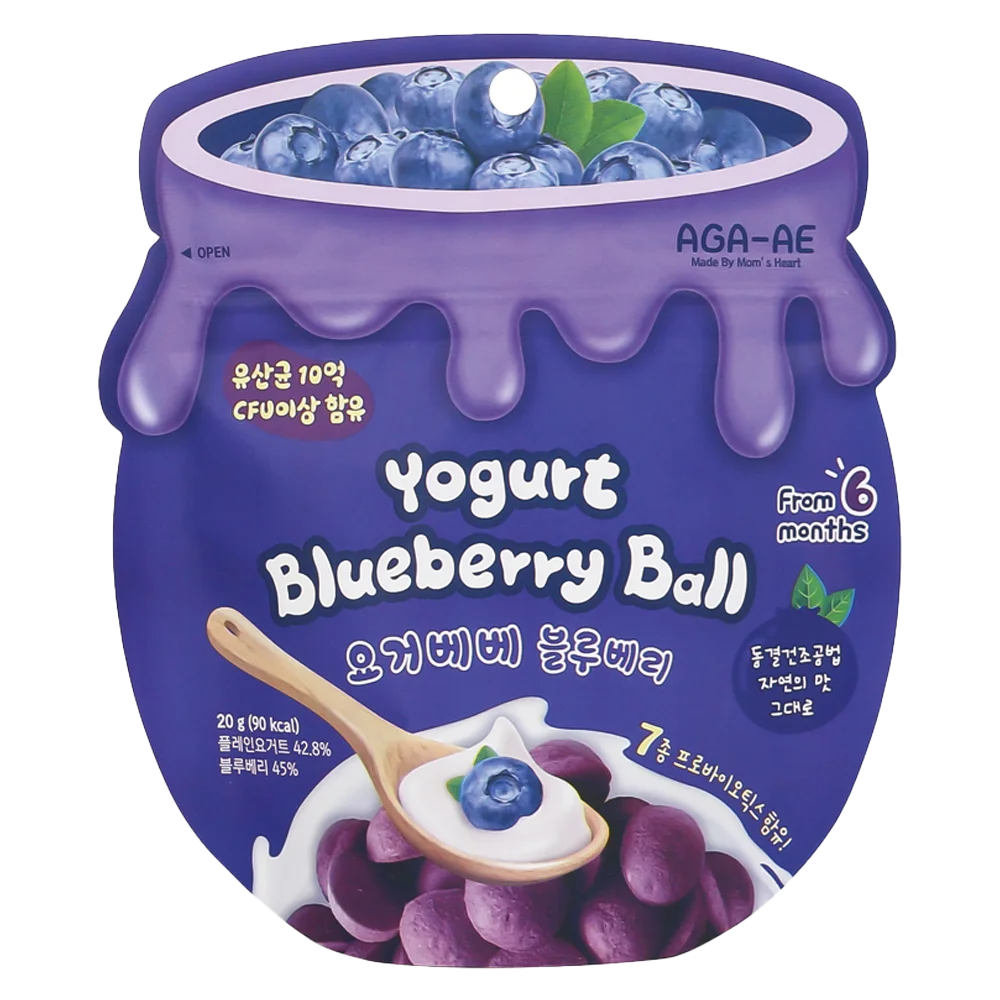 Snack sữa chua sấy khô AGA-AE vị việt quất (20g)