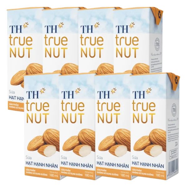Combo 2 Sữa hạt hạnh nhân TH true Nut 180ml (lốc 4 hộp)