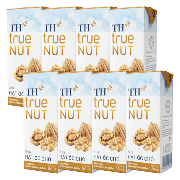 Combo 2 Sữa hạt óc chó TH true Nut 180ml (lốc 4 hộp)