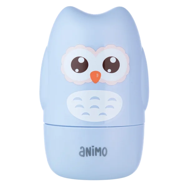 Bộ 4 dụng cụ cắt móng tay cho bé Animo (Cú xanh, GH-JC6601)