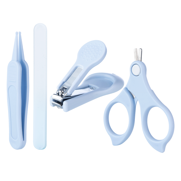 Bộ 4 dụng cụ cắt móng tay cho bé Animo (Cú xanh, GH-JC6601)