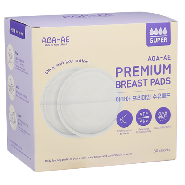 Miếng lót thấm sữa cao cấp AGA-AE (30 miếng/hộp)