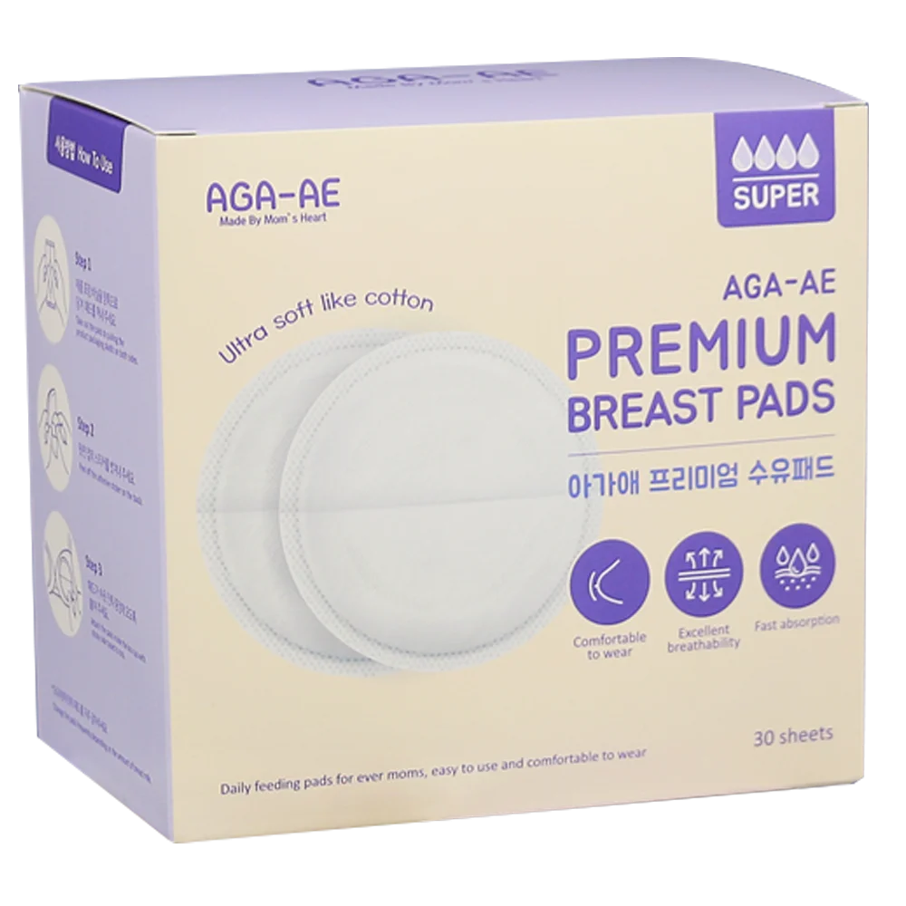 Miếng lót thấm sữa cao cấp AGA-AE (30 miếng/hộp)