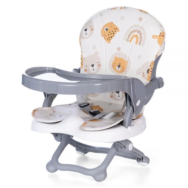 Ghế ngồi du lịch điều chỉnh độ cao cho bé Animo (Xám, GHbc2203)