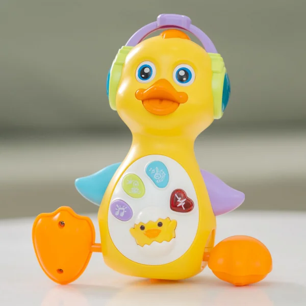 Đồ chơi chú vịt vàng vui nhộn có nhạc và đèn YN490277