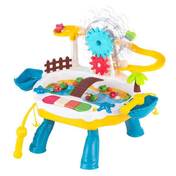 Bộ câu cá điện đa năng có nhạc kèm vòng xoay trượt xe ô tô