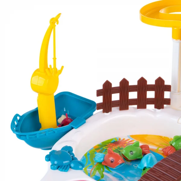 Bộ câu cá điện đa năng có nhạc kèm vòng xoay trượt xe ô tô