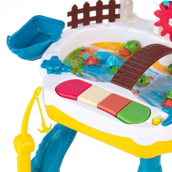 Bộ câu cá điện đa năng có nhạc kèm vòng xoay trượt xe ô tô