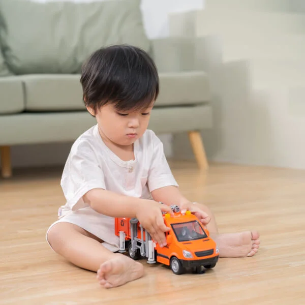 Xe vệ sinh đường phố cao cấp có âm thanh và đèn RFD341536 (Cam)