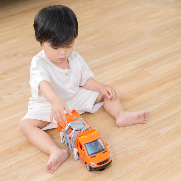 Xe vệ sinh đường phố cao cấp có âm thanh và đèn RFD341536 (Cam)